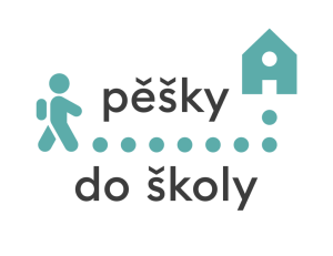 Pěšky do školy logo